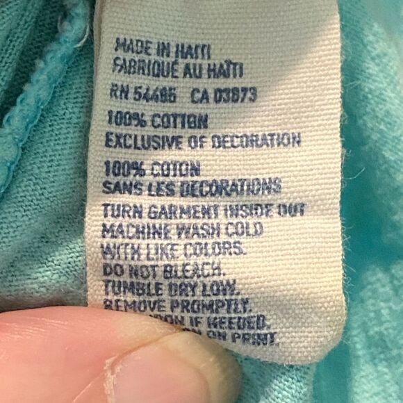 American Eagle Outfitters Top M Single Stitch Flocked Lettering Thrashed Grunge - Picture 7 of 11